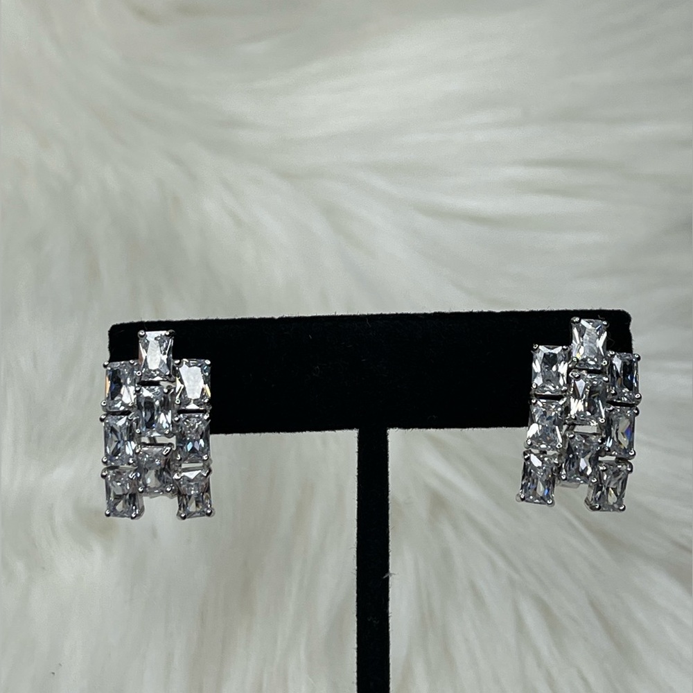 925 Sterling Silver With Cubic Zirconia